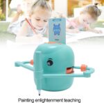 Light Green Kids Educational Drawing Robot Interactive Smart Drawing Toy - Image 3