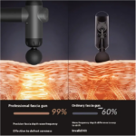 Deep Tissue Percussion Massage Gun With 8 Changeable Heads - Image 3