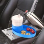 Portable Car Seat Snack Tray for Toddlers Blue - Image 3