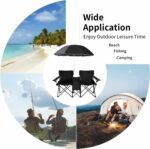 Portable Double Folding Chair Outdoor Camping Chair - Image 5