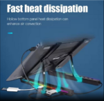 4 In 1(1*USB-C,3*USB-A) RGB Laptop Stand - Image 5