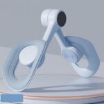 Pelvic Floor Muscle Trainer Home Use Leg Clamp Postpartum Pelvic Repair Blue - Image 2
