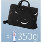 15.6 Inch Thin Laptop Bag Can Be Carried On One Shoulder Or Crossbody Black - Image 3