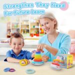 Blue Whale Stacking Rings Sensory Montessori Toys - Image 5