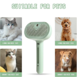 Spray Pet Brush For Shedding - Green - Image 3