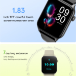 1.83" Screen Waterproof Smart Watch For Men Women - Pink - Image 3