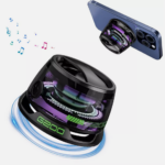G200 Mini Bluetooth Speaker Magnetic Phone Holder-Black - Image 5