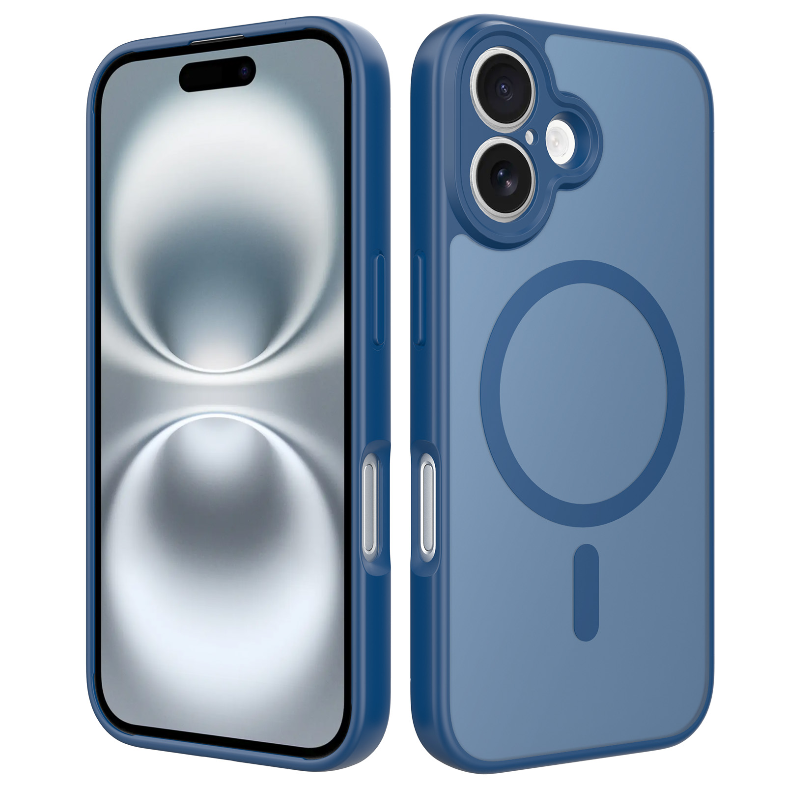 9aace230d1a80fbbe5618dd84e8dd32d.jpg Skin-feel Two-in-one Mobile Phone Case PC 2.0 Anti-fall Tpu Magnetic Iphone16 Mobile Phone Case - Image 1