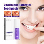V34 Purple Toothpaste Whitening Gentle Care for Sensitive Teeth - Image 2