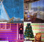 Bluetooth APP Point Control Curtain Light DIY Programming Subtitle Atmosphere Light LED Smart Pattern Fantasy Curtain Light - Image 5