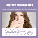 V34 Purple Toothpaste Whitening Gentle Care for Sensitive Teeth - Image 3