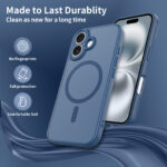 Skin-feel Two-in-one Mobile Phone Case PC 2.0 Anti-fall Tpu Magnetic Iphone16 Mobile Phone Case - Image 4