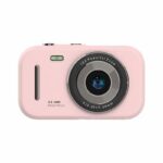 Digital Camera 2.8 Inch CCD HD 4K Home Student Children Special Camera Portable Card Camera (Pink)