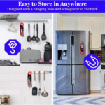 Waterproof Digital Meat Thermometer-Black - Image 5