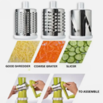 New Generation Multifunctional Vegetable Cutter And Slicer - Green - Image 3