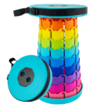 Portable Retractable Folding Stool-Blue