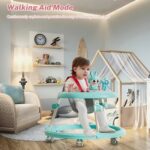 Green Foldable Walker For 6-18 Months Old Baby With Music - Image 3