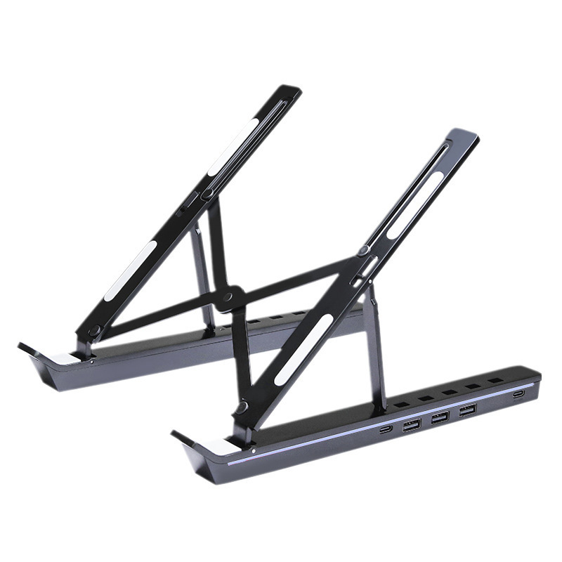 b74eb11cd5cbb79c9ee3a3943fbbe5e3.jpg 4 In 1(1*USB-C,3*USB-A) Laptop Stand - Image 1