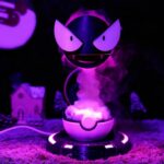 Gastly Animated Character Air Humidifier with Purple LED Mist - Image 2