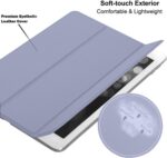 Protective Case With Pencil Holder For IPad Air 4/5 (10.9-Inch)- Lavender Purple - Image 5
