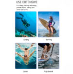 Women's Diving Suit Surfing Scuba Snorkeling Suit Full Swimsuit With Sleeve Length 3 Mm Size L - Image 5