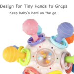 Baby Sensory & Teething Toy-White - Image 4