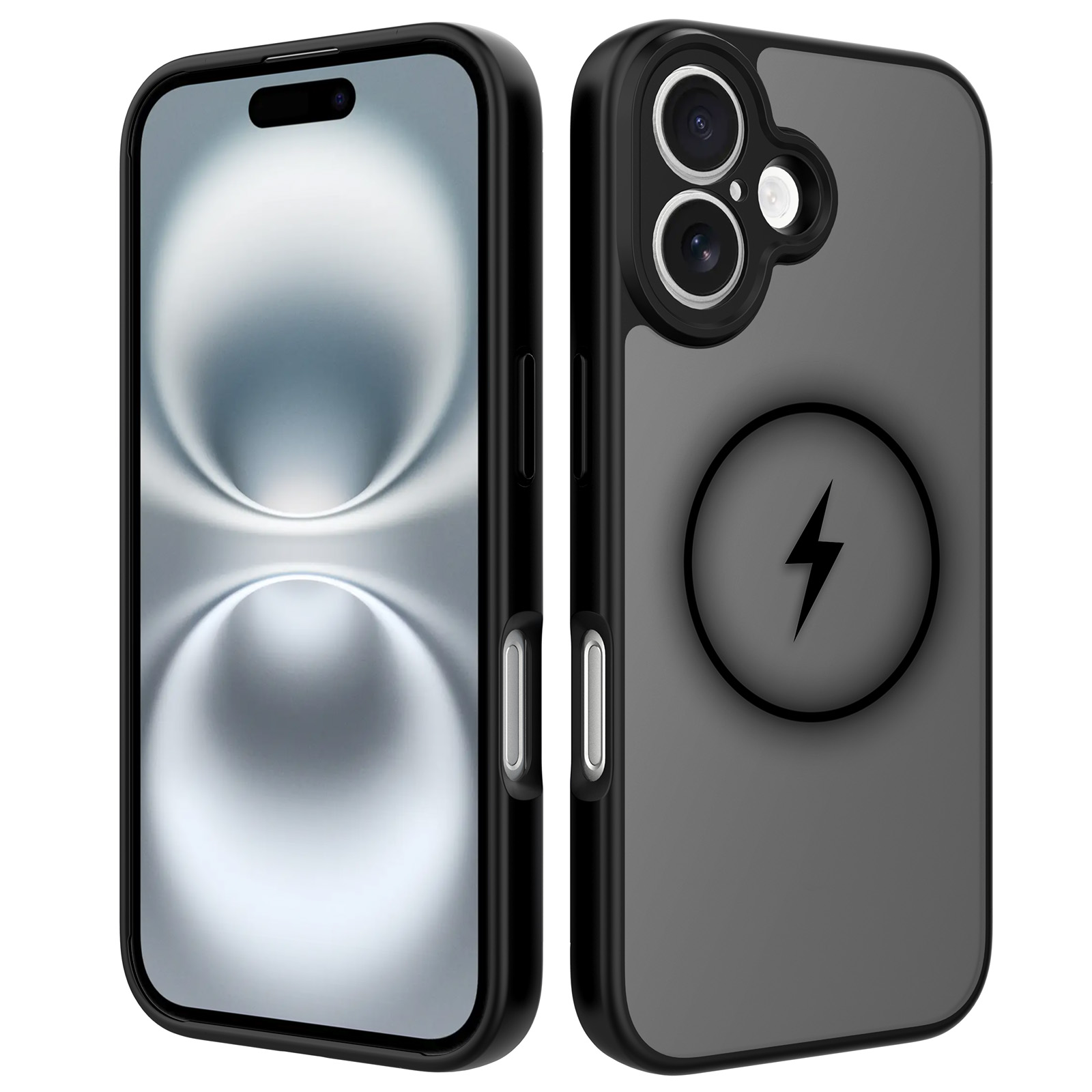 bf19e2bf3a8384de9a86bd1b5b70fedf.jpg Skin-feel Two-in-one Mobile Phone Case PC 2.0 Anti-fall Tpu Magnetic Iphone16 Mobile Phone Case - Image 1