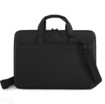 15.6 Inch Thin Laptop Bag Can Be Carried On One Shoulder Or Crossbody Black
