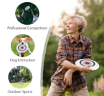 175g Beginner Competitive Frisbee Black - Image 4