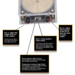 Tesla Coil with LED Light Acrylic Desktop Coil EU Plug - Image 4
