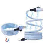 Magnetic Data Cable Fast Charging 60w Dual Input Dual Output Multi-function Magnetic Charging Cable Type-c (blue) - Image 3