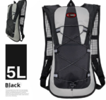 Tactical Hydration Backpack, Black Set, Equipped With 2.0L Bladder For Hiking, Biking, Running, Walking And Climbing - Image 3