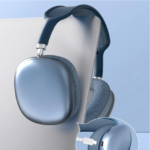 New Max P9 Pro Wireless Bluetooth 5.1 Headphone-Blue - Image 4