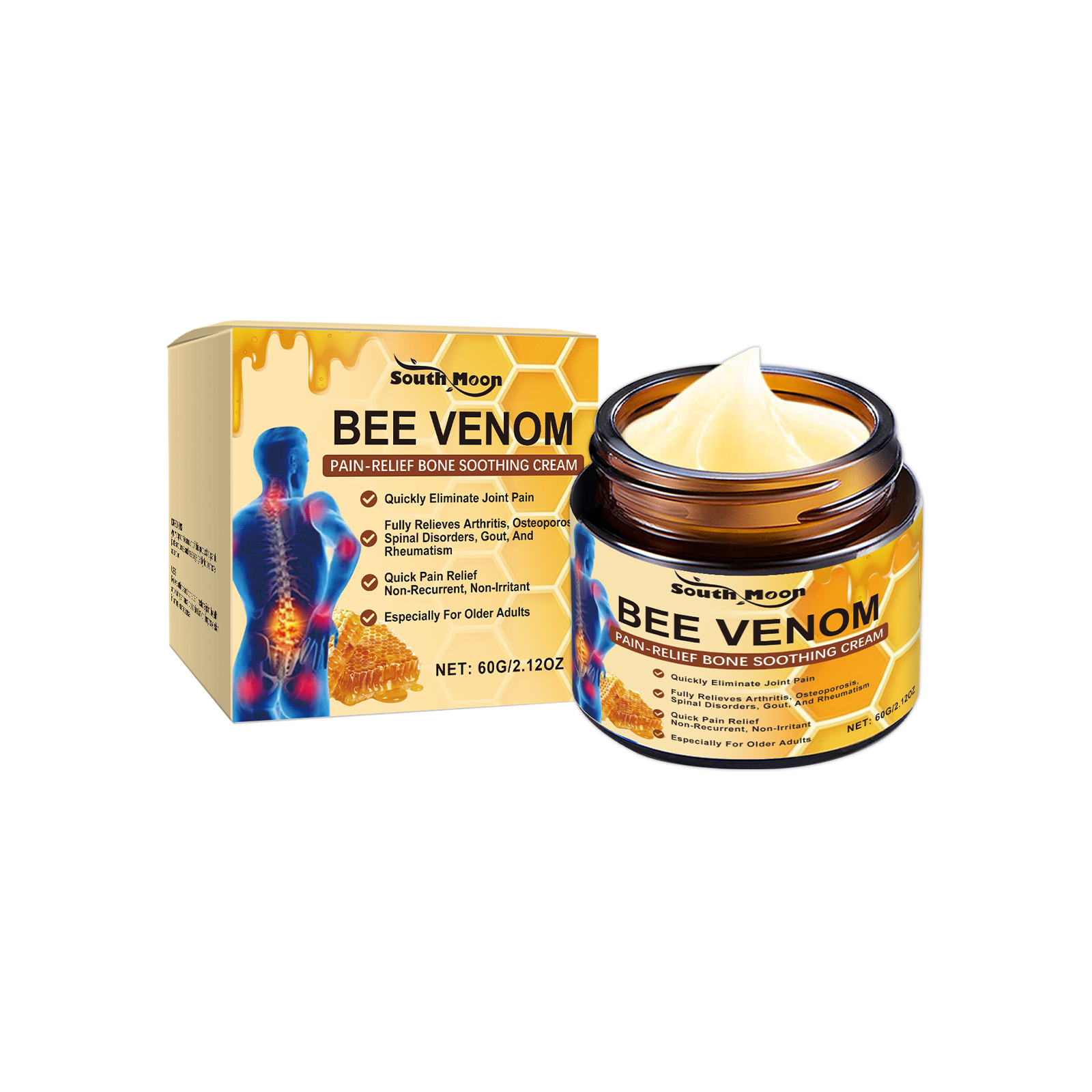 ca5cbf0665c147951f1e6c255d60773f.jpg Bee Venom Joint Repair Cream-60G - Image 1