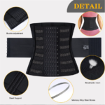 Waist Trainer Belly Slimmming Belt - S - Image 3