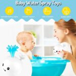 White Creative Whale Water Spray Bath Toy for Toddlers - Image 4