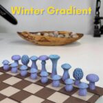 Portable Magnetic Mushroom Forest Chess Set - Image 4