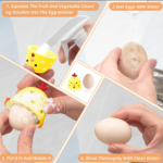 Silicone Egg Brush Cleaner-Yellow - Image 4