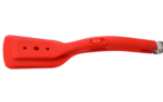 Two-in-one Frying Spatula Clip Silicone Red, Multifunctional High Temperature Resistant Cooking Tool - Image 2