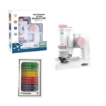 Children's Handheld Microscope Portable Science Exploration Outdoor Observation Educational Toy (Pink )