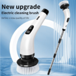 Electric Spin Scrubber Cordless Cleaning Brush With 7 Brush Heads - Image 2
