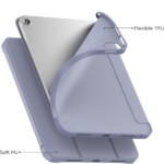 Protective Case With Pencil Holder For IPad Air 4/5 (10.9-Inch)- Lavender Purple - Image 3