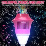 Red Adjustable Column Bubble Machine Outdoor Party Toy - Image 4