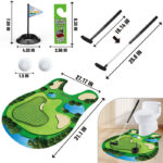 Toilet Golf Game Set Mini Potty Putter for Bathroom Fun - Image 3