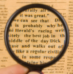 60mm Foldable Leather Magnifying Glass With 10x Glass Lens For Elderly People To Read Books And Newspapers With Sunlight Focusing - Image 4