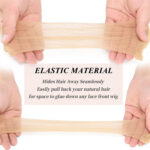 HD Transparent Lace Wig Cap Light Brown - Image 3