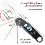 Waterproof Digital Meat Thermometer-Black - Image 3