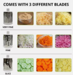 New Generation Multifunctional Vegetable Cutter And Slicer - Green - Image 4