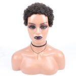 6 Inch Human Hair Curly Wig