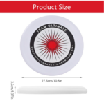 175g Beginner Competitive Frisbee Black - Image 2